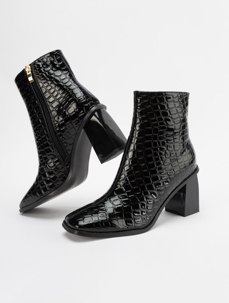 Boots shop effet croco